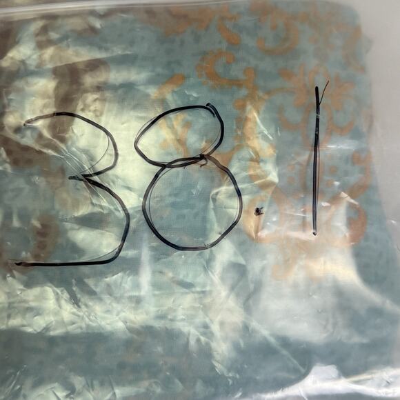 Vtg Y2k INC Burnout Sheer Top S Aqua Baroque Whimsigoth Fairy Going Out Festival - Picture 9 of 9